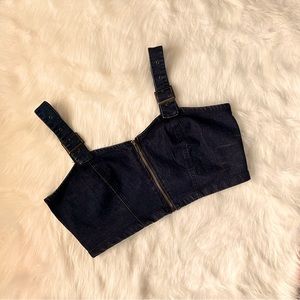 Jean croptop, used but like new